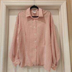 Vintage Stefano Studio For Neiman Marcusn Silk Button Down Size 10